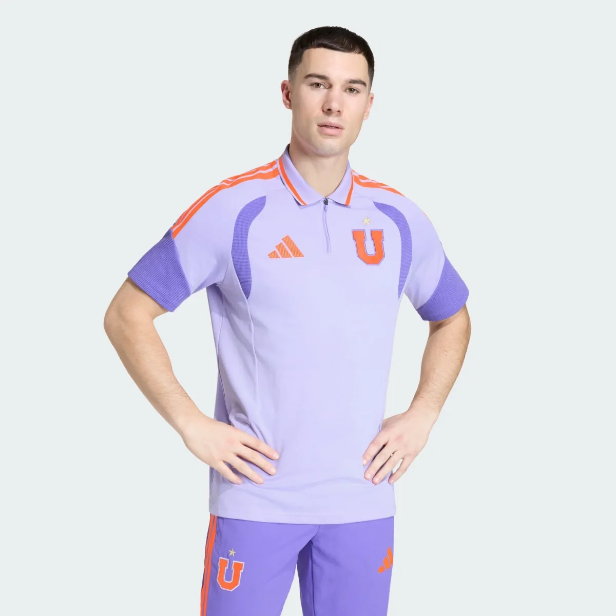 Polera Adidas Universidad de Chile Polo 2026 Adulto - Imagen 3