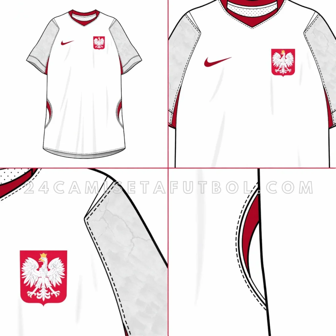 Camiseta Primera Equipación Polonia 2026 - Imagen 4