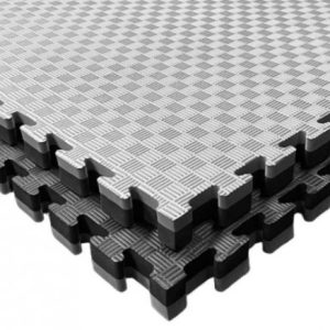 TATAMI EVA TIPO PUZZLE 1000X1000X20MM NEGRO/GRIS