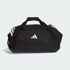 Bolso Adidas Tiro Duffle Negro-Blanco M