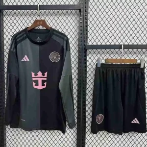 Tailandia Camiseta Conjunto Inter Miami Segunda Manga larga 2025 2026