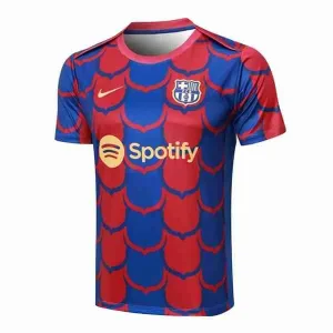 Tailandia Camiseta Entrenamiento FC Barcelona 2024 2025 Azul Rojo