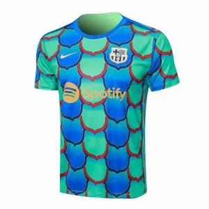 Tailandia Camiseta Entrenamiento FC Barcelona 2024 2025 Verde Azul