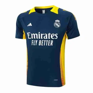 Tailandia Camiseta Entrenamiento Real Madrid 2024 2025 Azul Amarillo