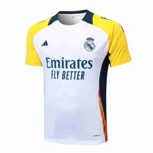 Tailandia Camiseta Entrenamiento Real Madrid 2024 2025 Blanco Azul