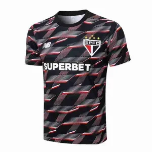 Tailandia Camiseta Entrenamiento Sao Paulo 2024 2025 Negro Rojo