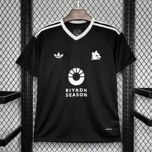 Tailandia Camiseta Pre-Match AS Roma 2024 2025 Negro