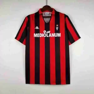 Tailandia Camiseta Primera AC Milan Retro 1989 1990