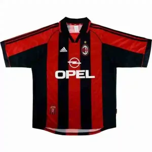 Tailandia Camiseta Primera AC Milan Retro 1998 2000 Rojo
