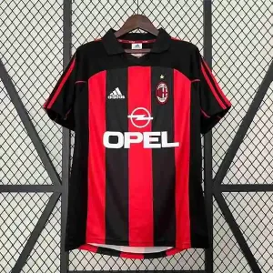 Tailandia Camiseta Primera AC Milan Retro 2001 2002