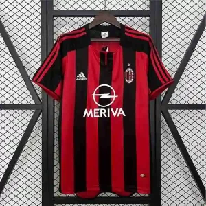 Tailandia Camiseta Primera AC Milan Retro 2003 2004