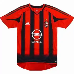 Tailandia Camiseta Primera AC Milan Retro 2004 2005 Rojo