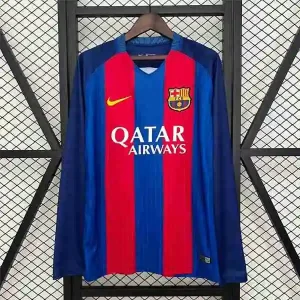 Tailandia Camiseta Primera Manga Larga FC Barcelona Retro 2014 2015