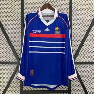 Tailandia Camiseta Primera Manga Larga Francia Retro 1998