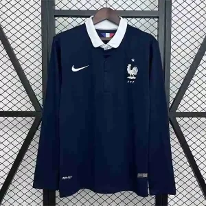 Tailandia Camiseta Primera Manga Larga Francia Retro 2014