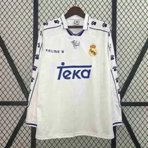 Tailandia Camiseta Primera Manga Larga Real Madrid Retro 1994 1996