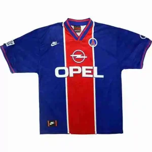 Tailandia Camiseta Primera Paris Saint Germain Retro 1995 1996 Azul