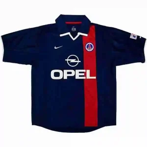 Tailandia Camiseta Primera Paris Saint Germain Retro 2001 2002 Azul