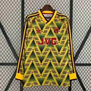 Tailandia Camiseta Segunda Manga Larga Arsenal Retro 1991 1993