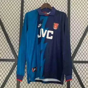 Tailandia Camiseta Segunda Manga Larga Arsenal Retro 1995 1996