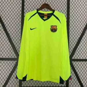 Tailandia Camiseta Segunda Manga Larga FC Barcelona Retro 2005 2006