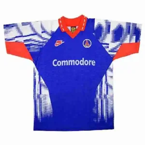 Tailandia Camiseta Segunda Paris Saint Germain Retro 1992 1993 Azul