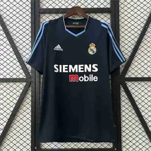 Tailandia Camiseta Segunda Real Madrid Retro 2003 2004