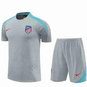 Tailandia Conjunto Camiseta Entrenamiento Atlético De Madrid 2024 2025 Gris