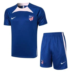 Tailandia Conjunto Camiseta Entrenamiento Atlético De Madrid 2024 Azul