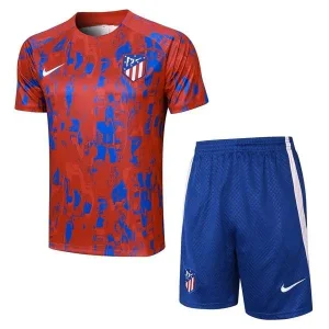 Tailandia Conjunto Camiseta Entrenamiento Atlético De Madrid 2024 Rojo Azul