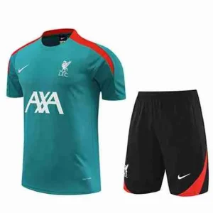 Tailandia Conjunto Camiseta Entrenamiento Liverpool 2024 2025 Verde Negro