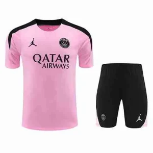 Tailandia Conjunto Camiseta Entrenamiento Paris Saint Germain 2024 2025 Rosa Negro