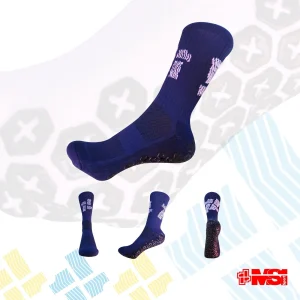 Medias Antideslizante MS1 Azul Marino Adulto