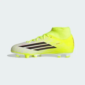 Zapato de Futbol Adidas F50 Club Mid FG Lima Niño