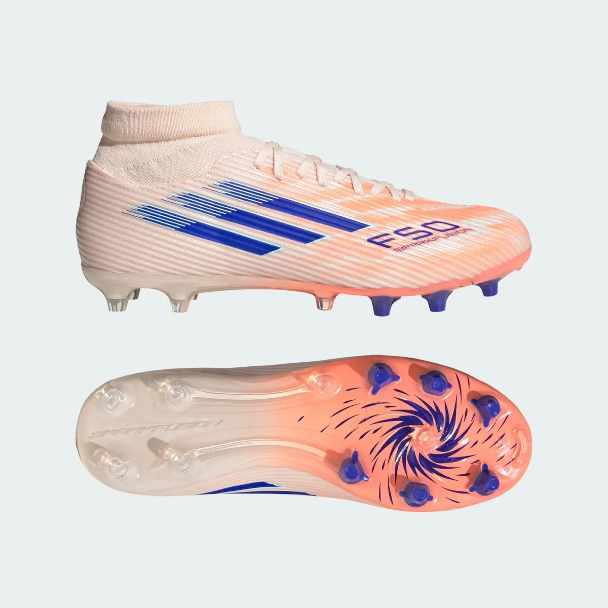 Zapato de Futbol Adidas F50 Sparkfusion League Nrj-Az FG Mujer - Imagen 4
