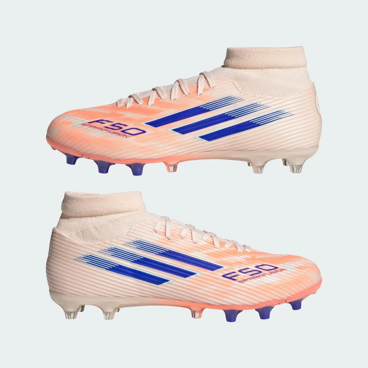 Zapato de Futbol Adidas F50 Sparkfusion League Nrj-Az FG Mujer - Imagen 5