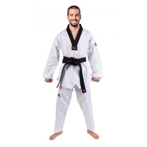 DOBOK ADI-CONTEST 3 CUELLO NEGRO WT