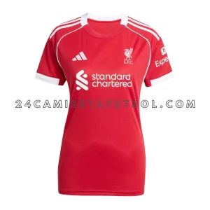 Camiseta Liverpool Mujer Primera Equipación 2026