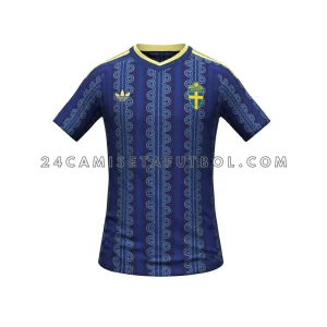 Camiseta Suecia Segunda Equipación Niño 2026