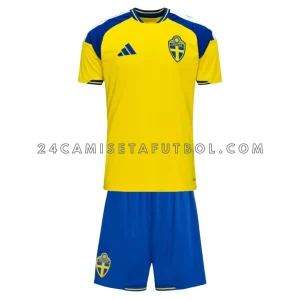 Camiseta Suecia Primera Equipación Niño 2026