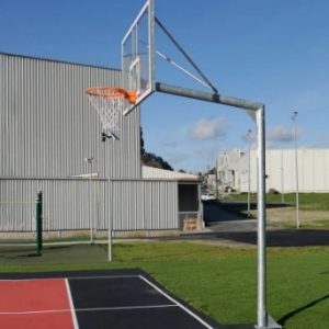 CANASTAS GALVANIZADAS BALONCESTO MONOTUBO NEW TUBO 114 MM FIJAS