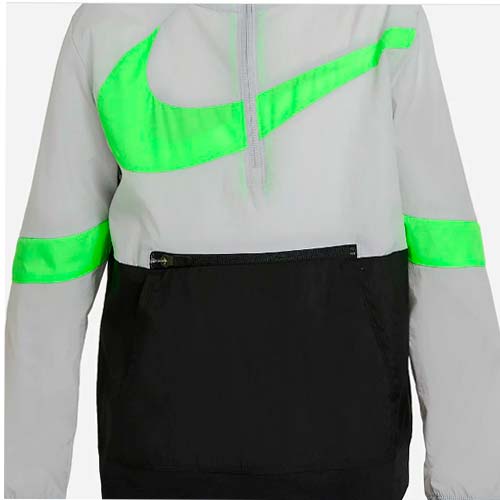 Nike Chaqueta Junior Gris Negro DJ5727
