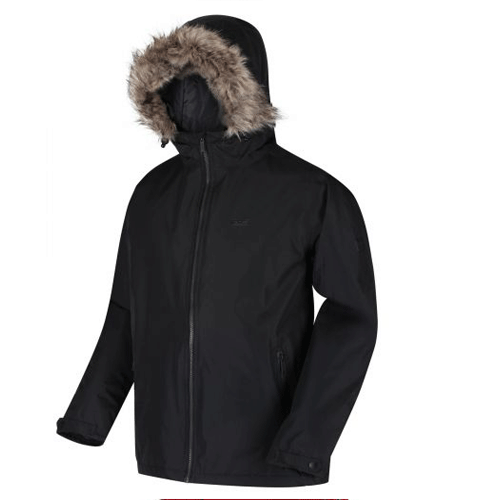 Parka Regata Haig Para Hombre Con Capucha negro - Imagen 2