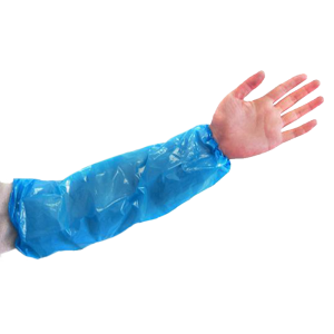 Manguitos desechables azul galga 160