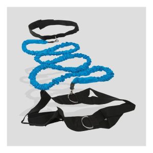 Cinturón de Resistencia (1chaleco + 1cinturón + 1goma) AZUL