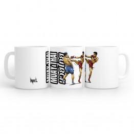 TAZA BLANCA MUAY THAI NKL