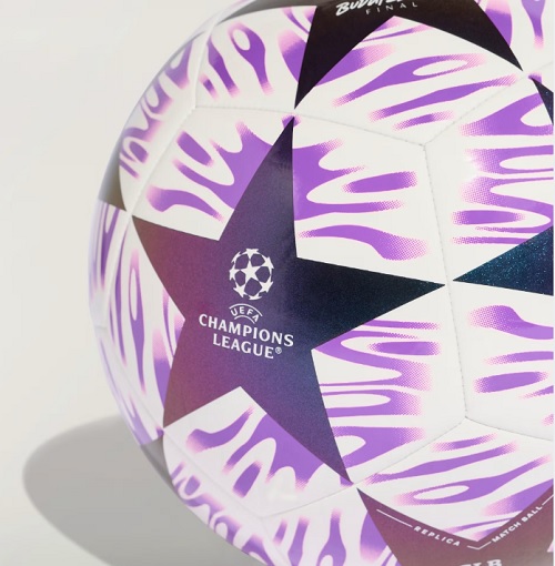 Balon Adidas UEFA Champions League Club Blanco Rosa - Imagen 3