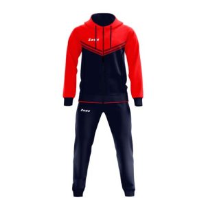 Chandal Zeus Tuta Rodi Marino Rojo