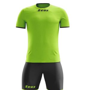 Conjunto Futbol Zeus Sticker Verde Fluor