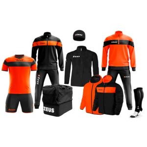 Equipacion Zeus Apollo 8 piezas Naranja Negro